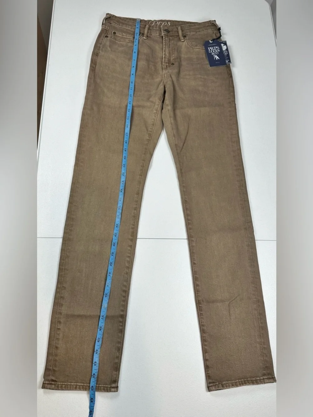 PRPS Le Sabre Jeans Men’s 28x33 Brown Slim Straight Fit Japanese Denim‎ NWT